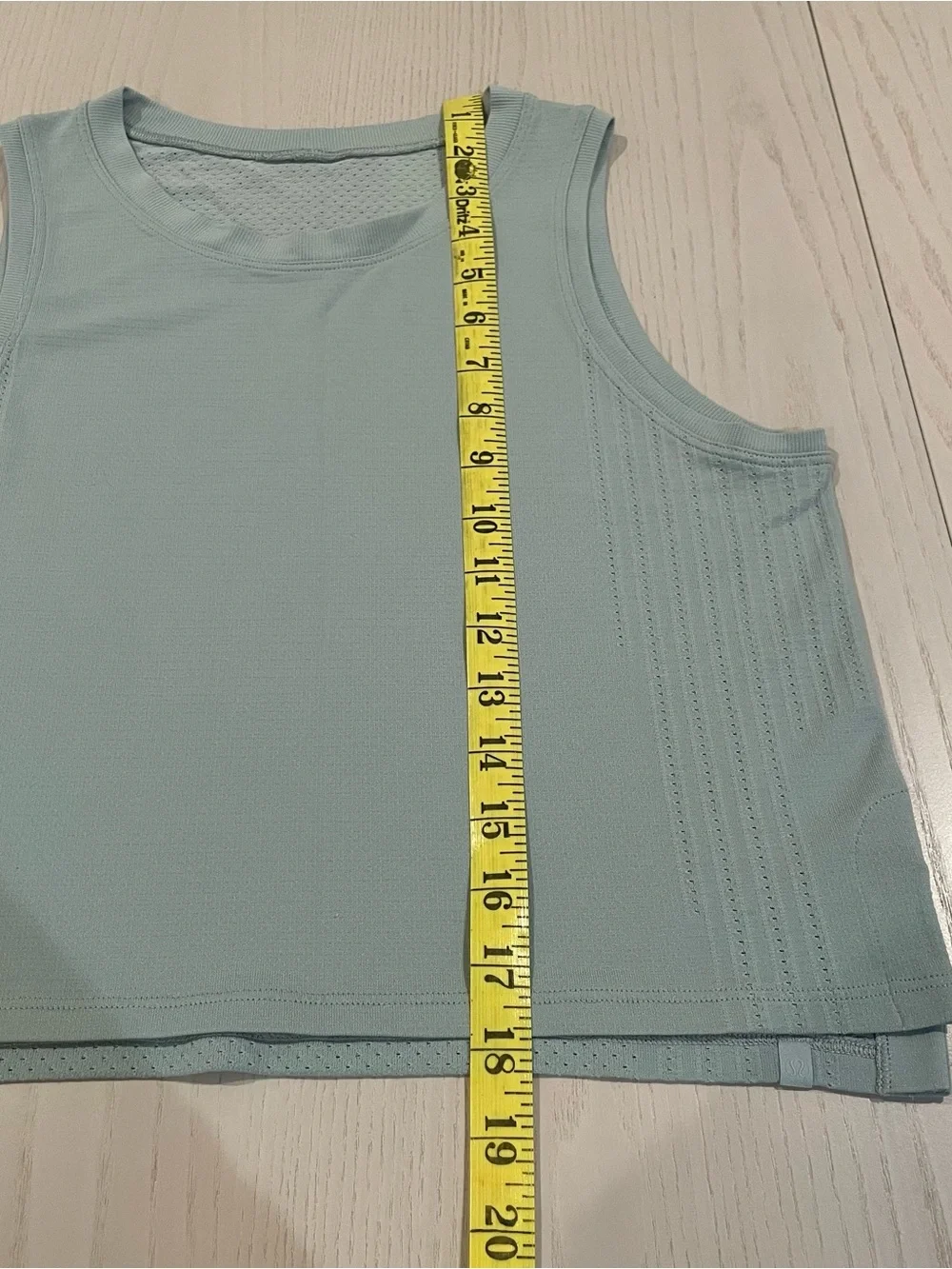 Lululemon Train to Be Tank Top W1CXAS Silver Blue - Size 6